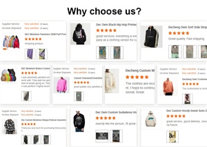 DEC Usine Personnalisé Blanc Hoodies Grande Poche Hommes Français Terry Coton Pull Logo Graphique Impression Hoodies - Product Image 6