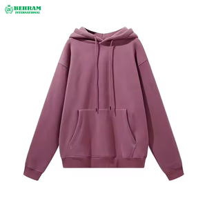 Sweat à capuche unisexe respirant en polyester/rayonne, molleton/french terry, 500 GSM, motif uni, séchage rapide, haute qualité - Product Image 5