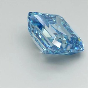 Diamant de laboratoire de qualité supérieure, taille Asscher, 1,00 carat, VS1, bleu fantaisie, certifié IGI, prix d'usine, fournisseur en gros, livraison - Product Image 3