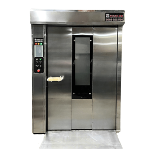 เตาอบแบบหมุนสำหรับทำเบเกอรี่24ถาดพร้อมการรับประกันมอเตอร์1ปี1.5Hp เตาอบขนมปังไฟฟ้าใช้ง่าย - Product Image 5