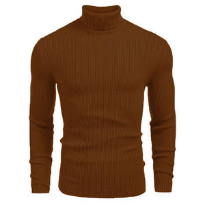 Pull à col roulé anti-boulochage en gros, tricot à manches longues pour hommes, utilisation en vrac pour les vêtements - Product Image 5