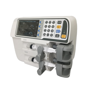 Köpek cerrahi kullanım için ucuz yeniden kullanılabilir çift kanallı veteriner infüzyon şırınga pompası - Product Image 2