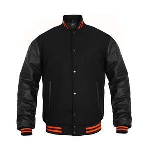 Customized OEM Varsity College Jackets Wholesale Blank Breathable <b>Plus</b> <b>Size</b> <b>Man</b> Jacket - Product Image 1