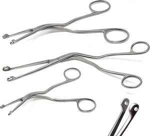 Pinzas Magill para Intubación, Pinzas para Introducción de Catéter, Pinzas de Succión de Acero Inoxidable - Product Image 1