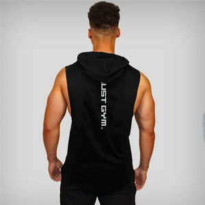 Nouveau débardeur pour homme de qualité supérieure, en coton respirant, grande taille, imprimé, pour l'été, la gym, l'entraînement, séchage rapide, vente en gros - Product Image 1