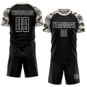 Maillot de football personnalisé, tenue de football, design personnalisé, nom du club, impression par transfert thermique, respirant, été, anti-UV, séchage rapide - Product Image 4