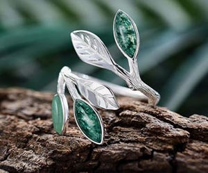 Bagues en pierres précieuses naturelles en argent sterling 925 faites à la main Bijoux de haute qualité pour mariage, fiançailles, fête et occasions cadeaux-Vente en gros - Product Image 3