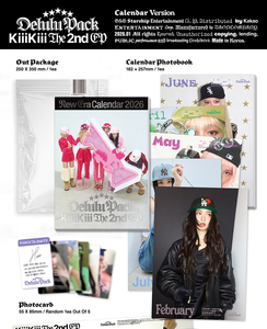 KiiiKiii - [ DELULU PACK ] 2ème EP (Version Calendrier) Album KPOP le plus vendu en Corée - Product Image 4
