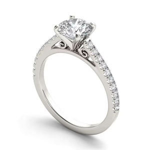 แหวนเพชรทองสำหรับปลูกในห้องแล็บที่ได้รับการรับรองจากนักออกแบบโดยมีใบประกาศนียบัตรรับรองว่าเป็นเพชรแท้ - Product Image 2