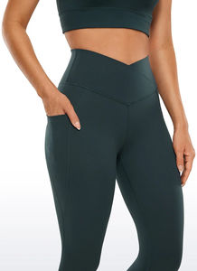 Leggings Deportivos de Alta Calidad para Mujer, Cintura Alta, Elásticos en Cuatro Direcciones, Transpirables, de Secado Rápido, Color Sólido, Pantalones de Gimnasio - Product Image 4