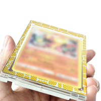 Haute qualité 35pt sport Baseball carte à collectionner étui bouton fermeture insertion supérieure porte-carte magnétique avec Protection UV
