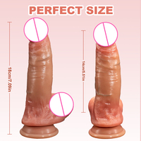 Vibromasseur Dildo Pénétrant - Dildos Réalistes pour Stimulation G-Spot et Anale avec 8 Modes de Pénétration, 10 Modes de Vibration et Fonction Chauffante