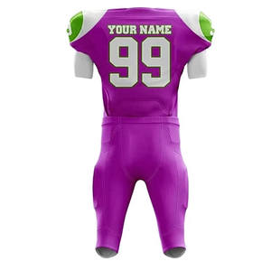 Uniformes de football américain de la plus haute qualité pour les vêtements d'entraînement Uniforme de maillot et de short de football américain cousus de haute qualité - Product Image 3