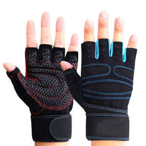 Gants d'haltérophilie en cuir véritable pour hommes best-seller Gants d'entraînement de musculation antidérapants Gants de gymnastique d'haltérophilie - Product Image 1
