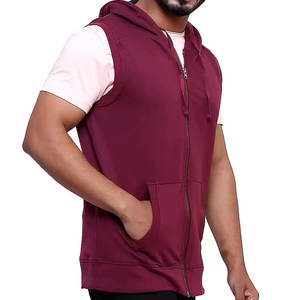 เสื้อมีฮู้ดสำหรับผู้ชายแบบมีซิปด้านหน้าแห้งเร็วเสื้อผ้าแนวสตรีทสำหรับฤดูหนาวสีแบบกำหนดเองผ้าคอตตอนผสมดีไซน์เรียบง่ายสำหรับใส่กลางแจ้ง - Product Image 5
