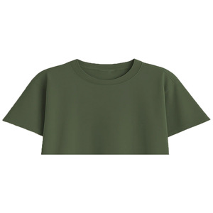 Camiseta Larga de Manga Media con Cuello Redondo para Mujer, Talla Grande, 100% Algodón Orgánico, Transpirable y Ecológica, Color Gris Casual - Product Image 2