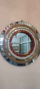 Espejo de mosaico. Espejo circular mosaico - Product Image 2
