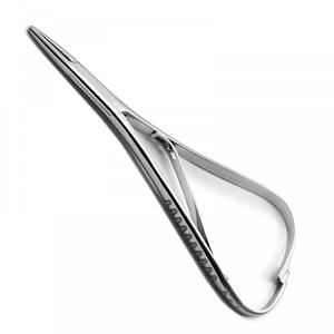 Soporte de aguja Mathieu de acero inoxidable alemán para ortodoncia con bloqueo CE Clase I Manual reutilizable soporte de aguja Dental quirúrgico - Product Image 1