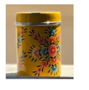 Recipiente para Té Decorativo Hecho a Mano con Diferentes Diseños para Cocina, Recipiente para Galletas y Chocolate con Tapa de Madera - Product Image 2