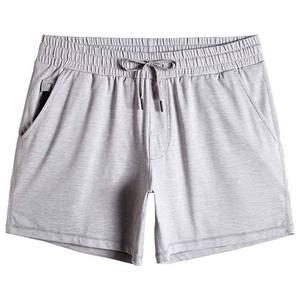 Pantalones cortos de entrenamiento para hombre, de secado rápido, de alta calidad, elásticos, suaves, para correr, gimnasio, atléticos, con bolsillos de cremallera, servicio OEM - Product Image 4