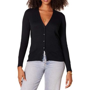 Custom Knitted Solid Jacquard Breathable Autumn Casual Button Down <b>Cardigan</b> Sweater <b>for</b> <b>Women</b> - Product Image 1