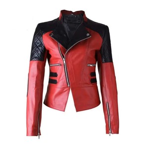 Women's <b>Genuine</b> <b>Leather</b> <b>Jacket</b> Detachable Winter Windproof Motorbike Custom <b>Leather</b> <b>Jackets</b> - Product Image 6