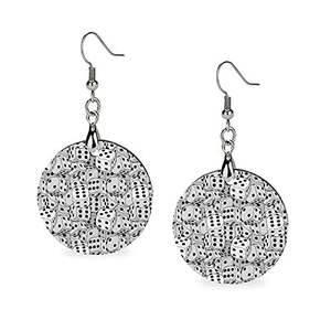 Diseño moderno más nuevo impreso hecho a mano pendientes africanos collar de madera accesorios de joyería de moda mujeres - Product Image 2