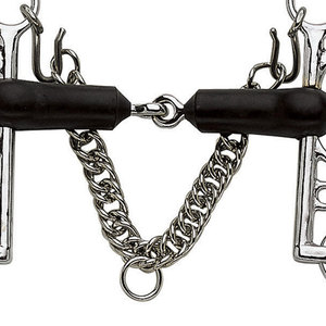 Mèche Pelham en caoutchouc articulé, mèche en acier inoxydable avec embout en caoutchouc, équipement d'entraînement équestre et de contrôle d'équitation - Product Image 4