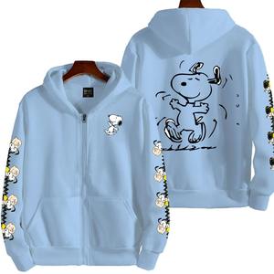 Sudadera con capucha con cremallera de Otoño/Invierno de dibujos animados para hombre Sudadera con capucha de talla grande para mujer - Product Image 1