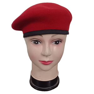 High Quality Unisex Wool <b>Beret</b> <b>Hat</b> Custom Outdoor Style Wholesale Adult Headwear for Formal Use for Malaysia GOVT RTS - Product Image 1