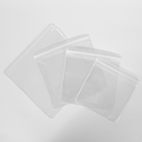 En stock, sac à bijoux en EVA avec fermeture éclair, plusieurs tailles, transparent, refermable, pochette auto-scellante en EVA pour bijoux, bagues, boucles d'oreilles, emballage cadeau