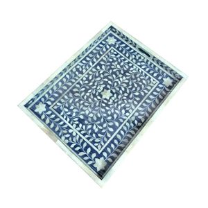 ถาดฝังกระดูกสำหรับใช้ในโอกาสวันคริสต์มาสพร้อมลวดลายดอกไม้ถาดใส่กระดูกสำหรับการใช้งานในบ้านและโรงแรม - Product Image 1