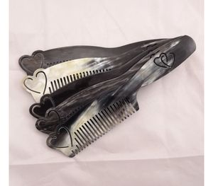 Peines de cuerno de búfalo natural para uso doméstico, tienda de accesorios para el cabello, reventa - Product Image 3