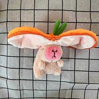 CHAUDE réversible capybara peluche porte-clés Fruit transformer Fraise Carotte Pêche raisin capybara peluche animal en peluche jouet