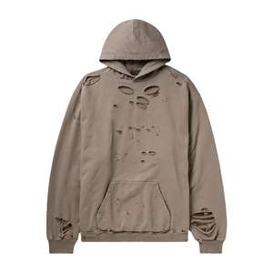 Sudadera con Capucha Extra Grande para Hombre, 100% Algodón, Felpa Gruesa, Estilo Urbano, Sudadera Lisa - Product Image 1