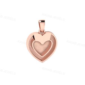Top qualité résine cendres élégant coeur Design breloque brillant Double coeur forme Simple pendentif solide 925 bijoux en argent Sterling - Product Image 2