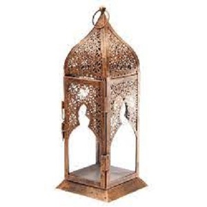 Metal Decorative <b>Candle</b> <b>Lantern</b> Retro Table <b>Outdoor</b> Gold FInishedWith Colourful Glass Metal <b>Candle</b> Holder <b>Lantern</b> <b>for</b> Home Decor - Product Image 1
