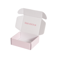 Cajas de Cartón Corrugado Reciclables con Laminado Mate, Personalizadas con Logotipo, para Envío de Regalos y Embalaje de Calcetines, Impresión CMYK