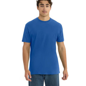 Camiseta con Logotipo Personalizado, Estilo Moderno, Corte Regular, Ropa Promocional, Camiseta de Cuello Redondo de Mezcla de Algodón Suave, Tallas S a 4XL, Color Azul Rey - Product Image 1