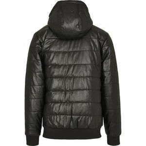 Veste bouffante imperméable au design uni en gros Vestes d'hiver pour hommes Fermeture à glissière Polyester respirant - Product Image 5