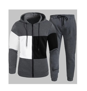 Unisex Casual 2-Piece Breathable Sweatsuit Long Sleeved Hoodie <b>Sweatpants</b> <b>Set</b> for Autumn Workout 100% Cotton Maternity Track - Product Image 1