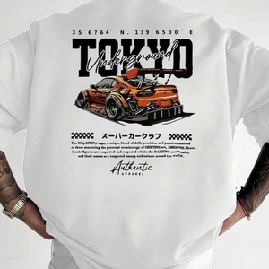 Camiseta personalizada de algodón suave con estampado de hojaldre para hombre, logotipo OEM ODM posicionado, antiarrugas, absorbe la humedad, ecológica, lista para usar - Product Image 5