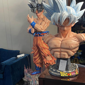 Dragon Ball <span class=keywords><strong>Broly</strong></span> Goku personnalisé grandeur nature en fibre de verre japonais Anime résine Vegeta Statue pour cadeau de Collection - Product Image 2