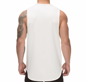 Chaleco de gimnasio de algodón 100% de estilo caliente, camisetas sin mangas de punto informales para hombres de excelente valor, Top de punto informal transpirable - Product Image 3