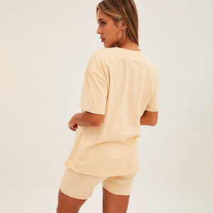 Ensemble deux pièces pour femmes d'été de haute qualité T-shirt à manches courtes et short Active Bottoms - Product Image 5