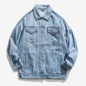 Chaqueta Vaquera Moderna y Elegante para Hombre, Nuevo Diseño, Prenda Exterior de Mezclilla Personalizada y a la Moda con Técnicas Bordadas - Product Image 3