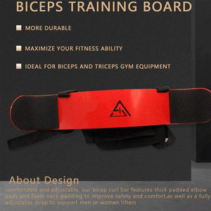 Brassard de musculation réglable avec logo personnalisé, sangle rembourrée en néoprène, cadre en aluminium pour l'entraînement des biceps, musculation, salle de sport - Product Image 3