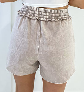 Short de survêtement personnalisé pour femmes, coton éponge française, entrejambe de 5 pouces, 100% coton, short délavé pour hommes, short de basket-ball en coton - Product Image 6