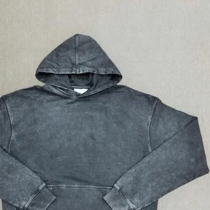 Venta al por mayor 100% algodón francés Terry hombres Vintage ácido lavado sudaderas con capucha de gran tamaño sudaderas con capucha de lana unisex - Product Image 3