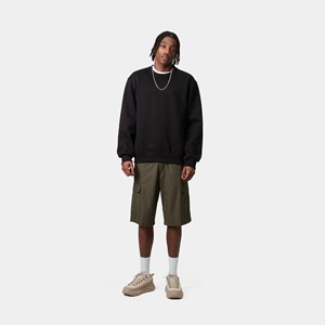 Pantalones cortos cargo informales transpirables para hombre, Bermudas de color liso con bolsillo cargo de mezclilla para entrenamientos y patrón sólido de moda - Product Image 6